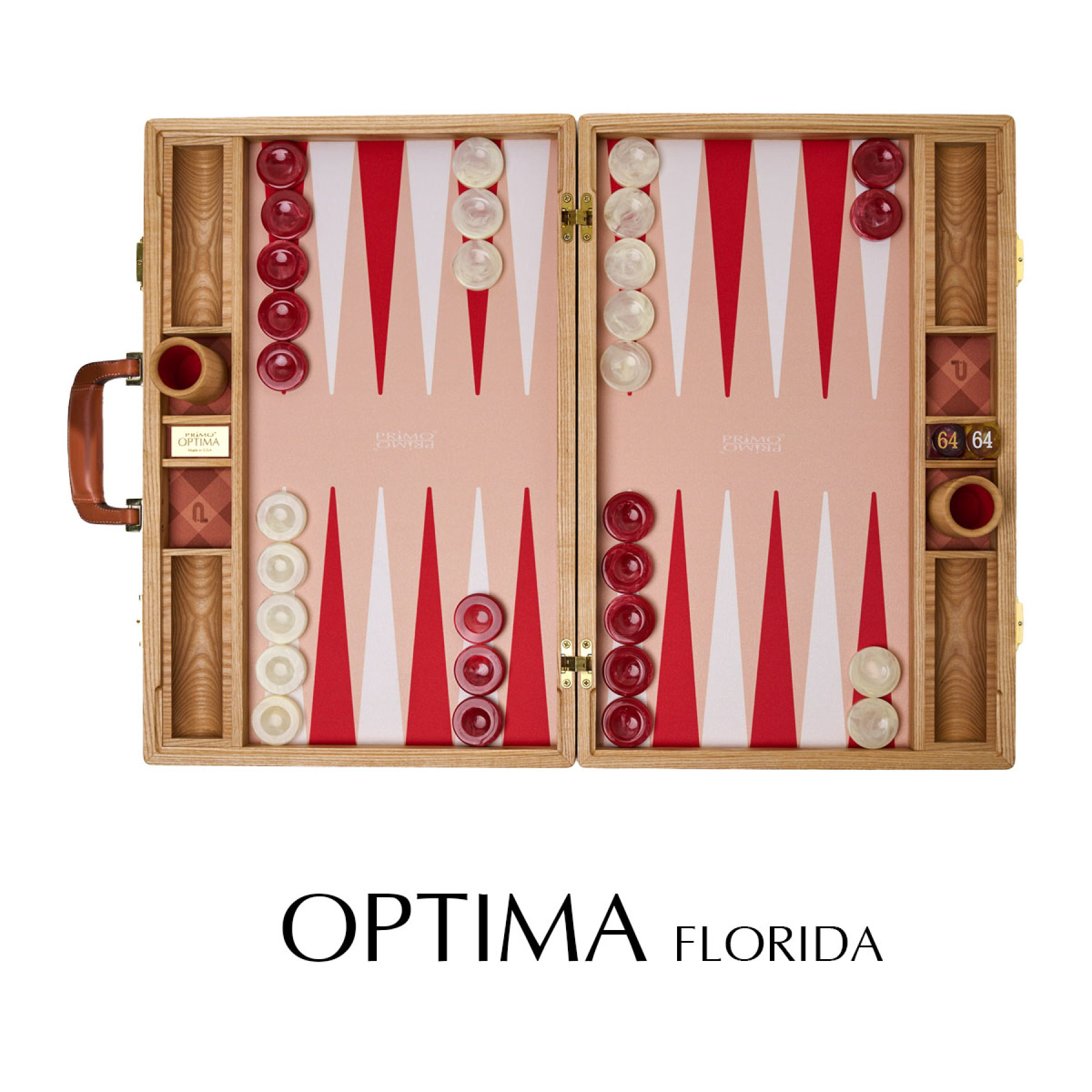 おうちでプレメモ　プロモセット PRIMO “Optima” (Florida) Backgammon Board