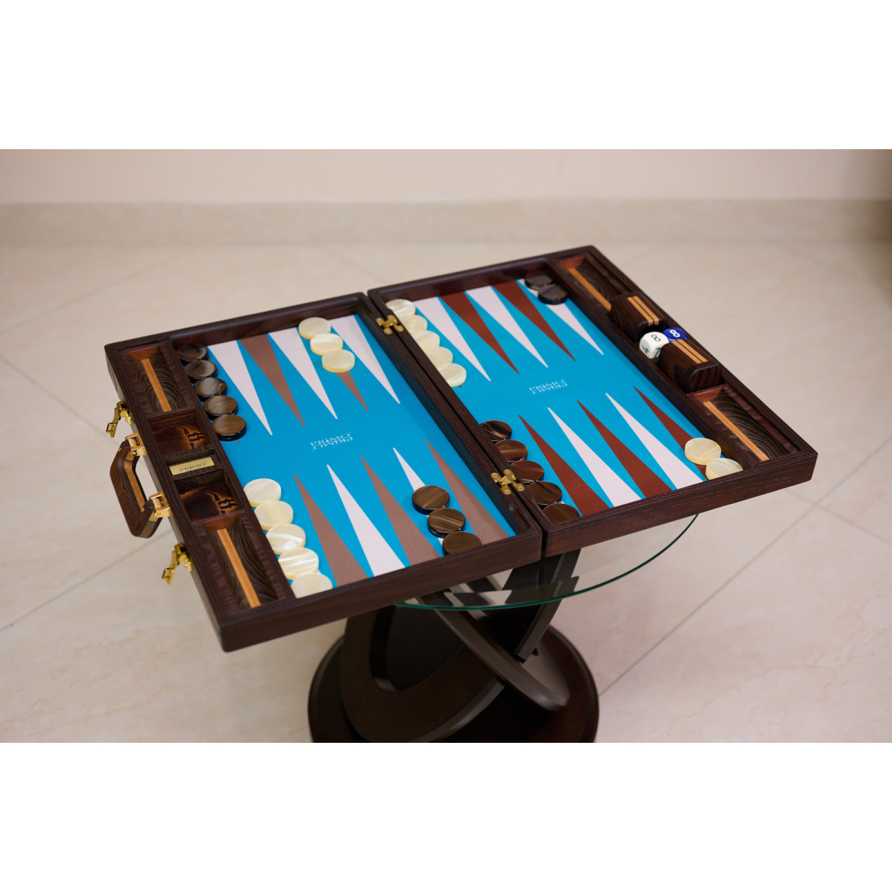 PRIMO "Texas" Luxury Backgammon Board Set "Master" Mod - (Genuine ...