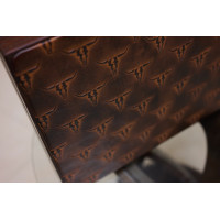 PRIMO "Texas" Luxury Backgammon Board Set "Master" Mod - (Genuine Leather Cover)