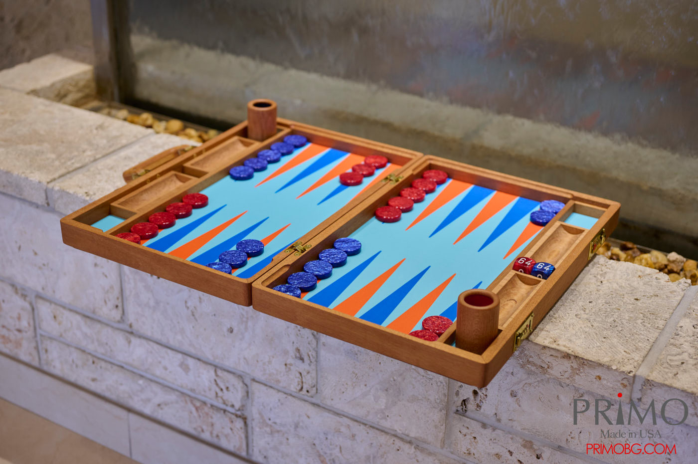 "Malta" Luxury Backgammon Board
