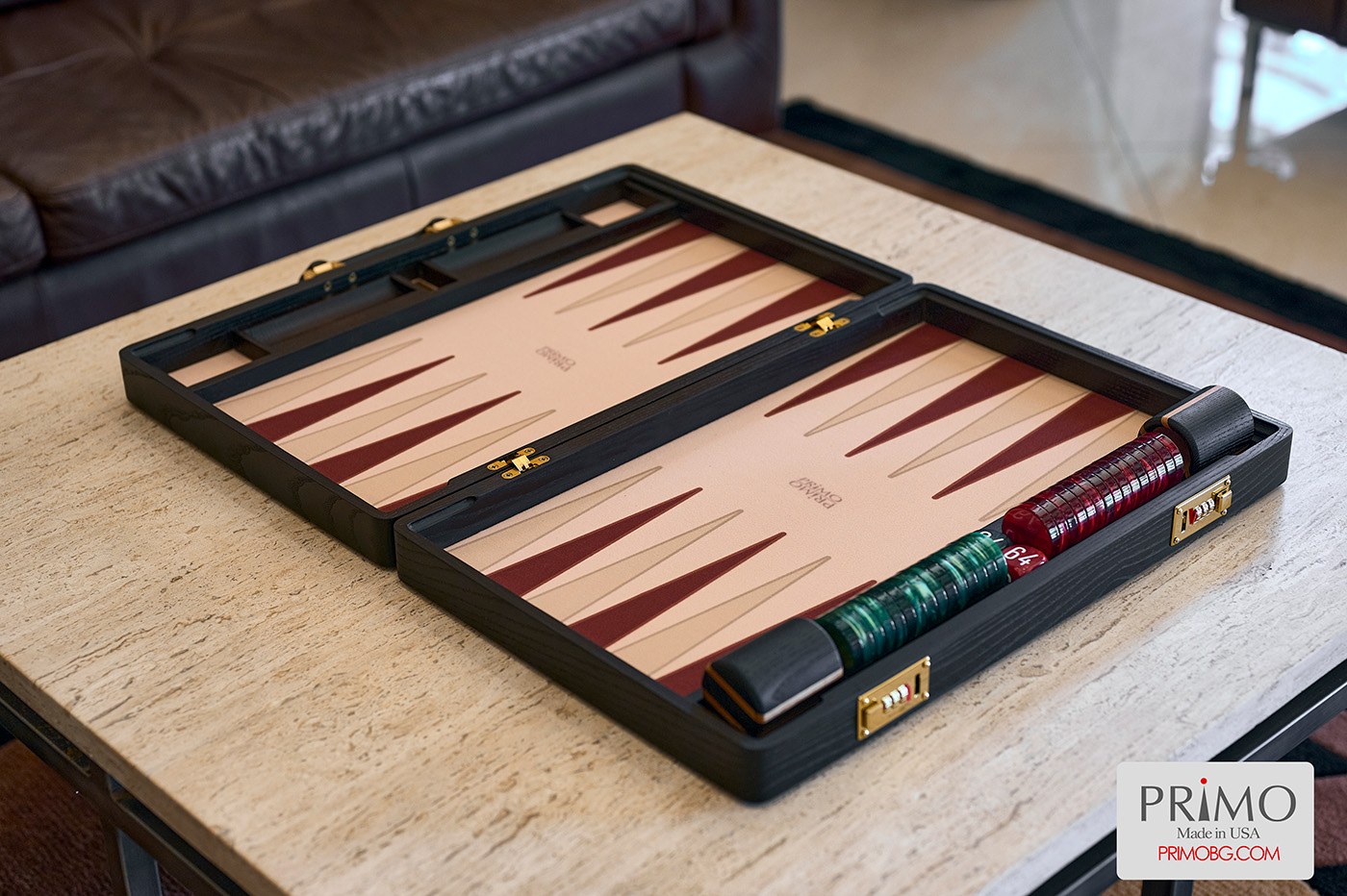 "Choco Croco" Luxury Backgammon Board
