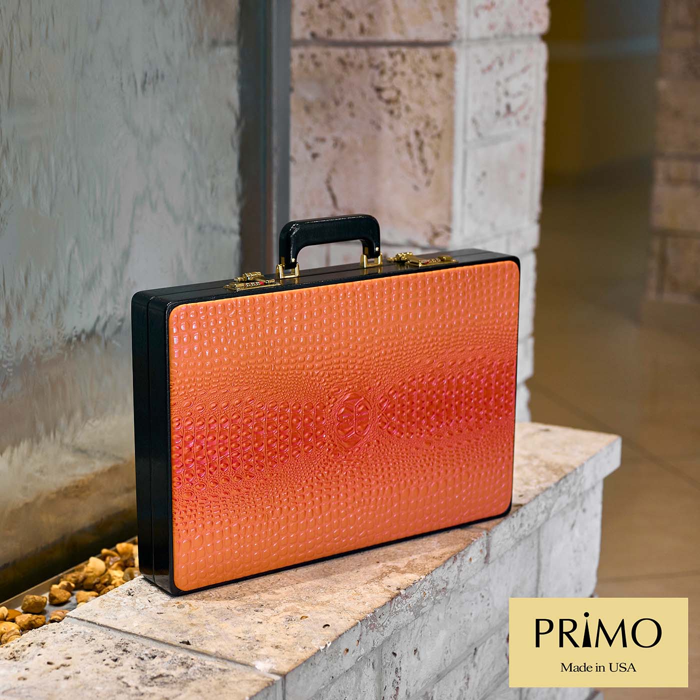 PRIMO (ex Gamblicon) "Coral Night" Luxury Custom Backgammon Boards Set