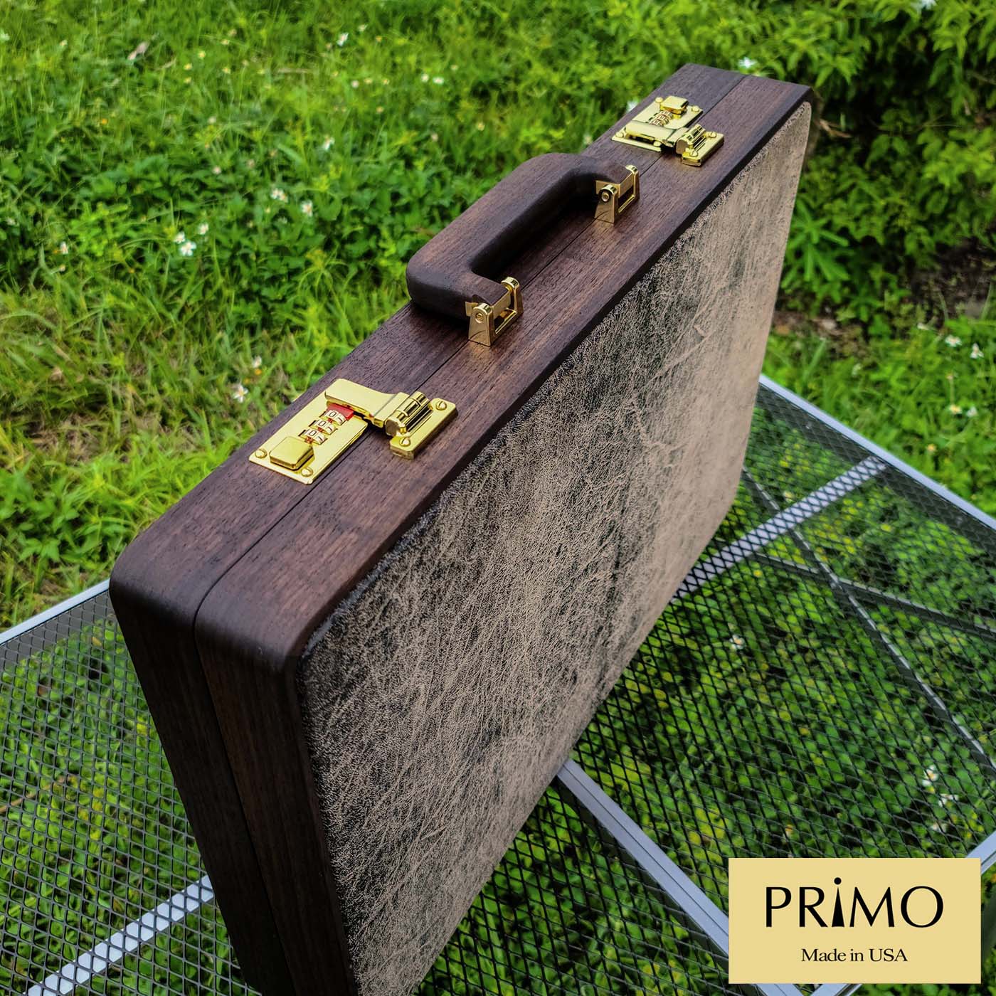 PRIMO (ex. Gamblicon) "Dark Vintage" Luxury Backgammon Board Set